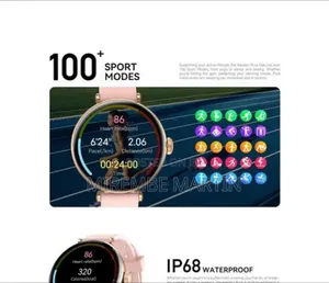 Kieslect Pura AMOLED Ultra-Clear Screen Lady Double Strap Smart Watc