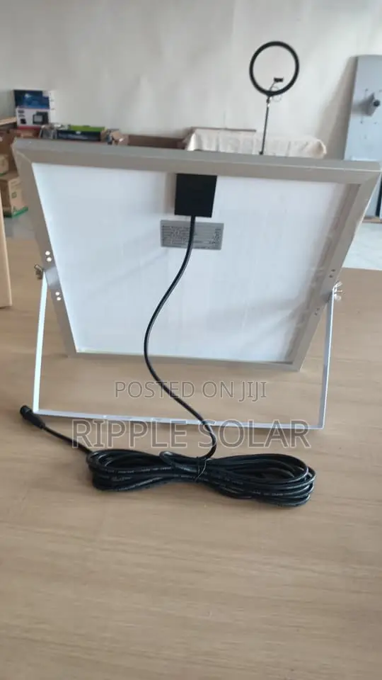 500W Solar Flood Light With 25W Panel Remote Control