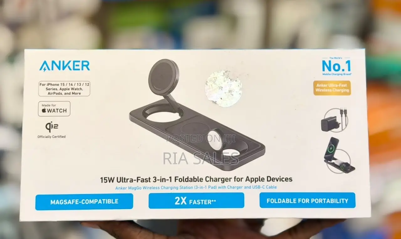 Anker Foldable 3in1 Magsafe Wireless Charging Station