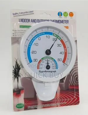 Analog Indoor/Outdoor Thermometer and Hygrometer