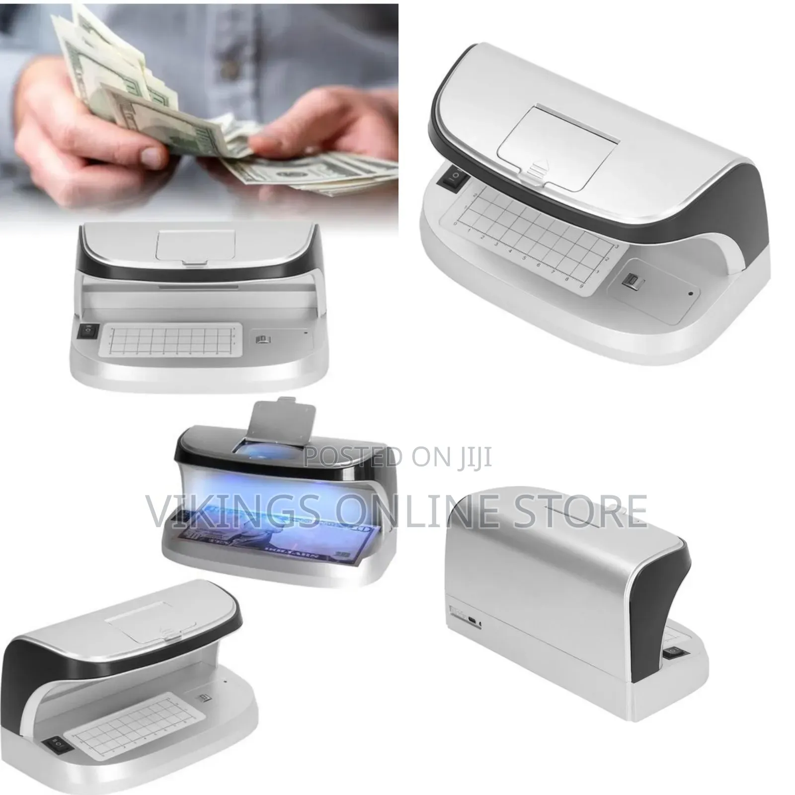 Multipurpose Rechargeable Portable Money Counterfeit Bill Detector