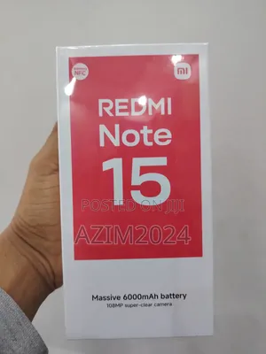 New Xiaomi Redmi Note 15 256 GB Black