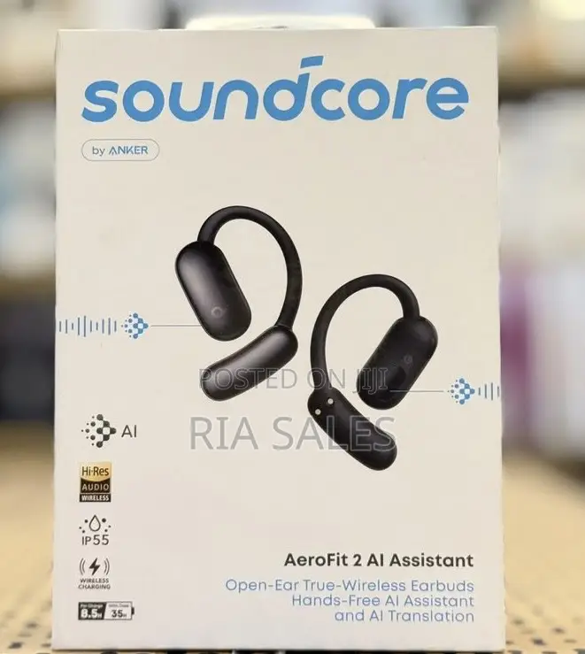 Anker Soundcore AeroFit 2 AI Assistant Open-Ear Headphones