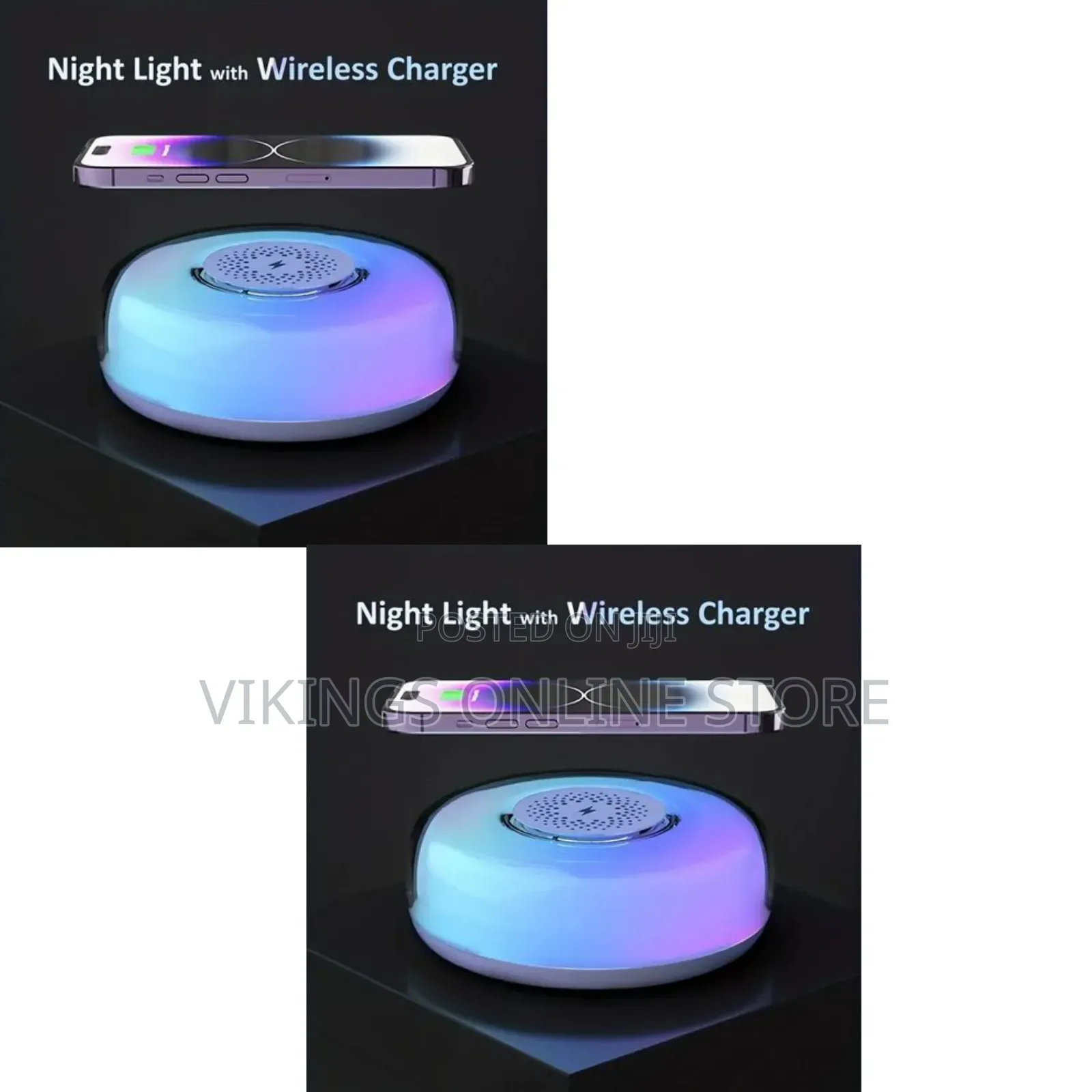 Bedside Table Lamp With Wireless Charge Induction Distance Touch LED