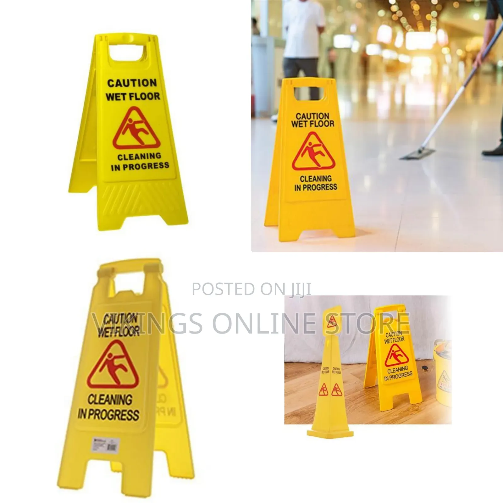 Non-Slip a-Frame Caution Sign Board Wet Floor and Work in Progress
