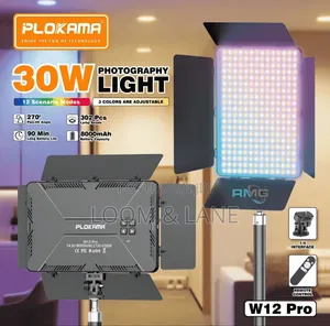 Plokama W12 Pro 30W RGB Photography Light