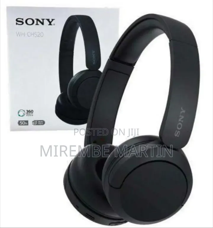 WH-CH520 Wireless Headphones Bluetooth on-Ear Headset With Microphone