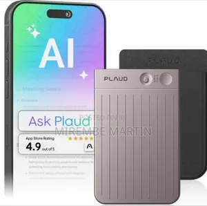 Plaud Note AI Voice Recorder Device With Case Cover App Control
