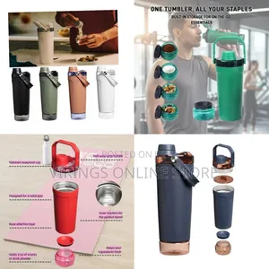 Insulated Activate Leak Proof Stainless Steel Gym Protein Shaker