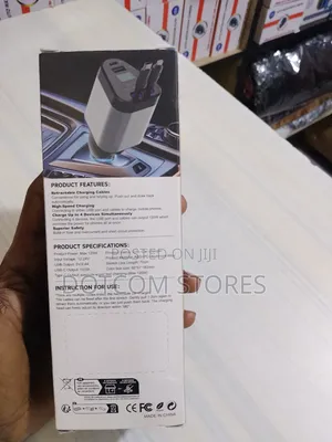 120W 4-in-1 Super Fast Car Charger