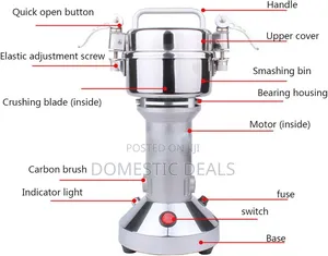 100G Electric Grain Mill Spice Grinder