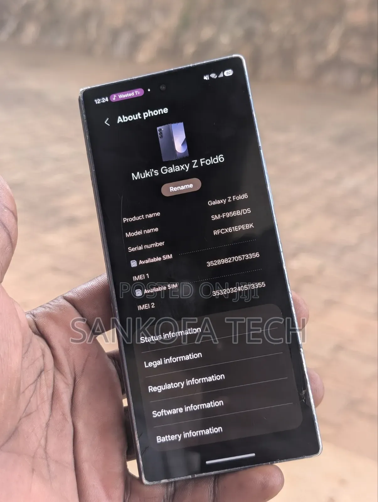 Samsung Galaxy Z Fold6 256 GB Blue