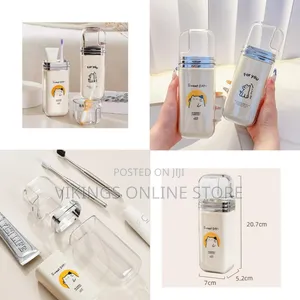 1 Piece of 3 in 1 Toothpaste Storage Container Toothbrush Holder Box