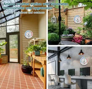 Analog Indoor/Outdoor Thermometer and Hygrometer