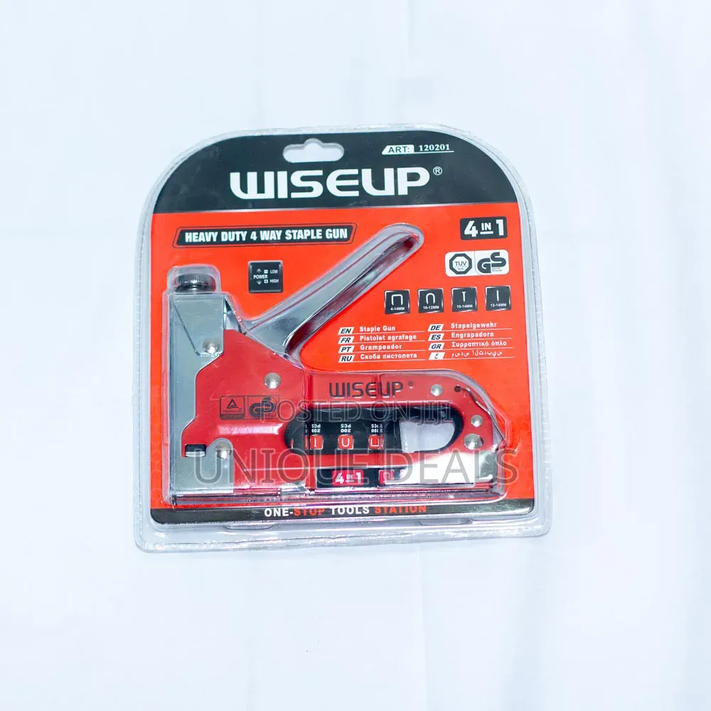 Wiseup 4-in-1 Heavy-Duty Manual Staple