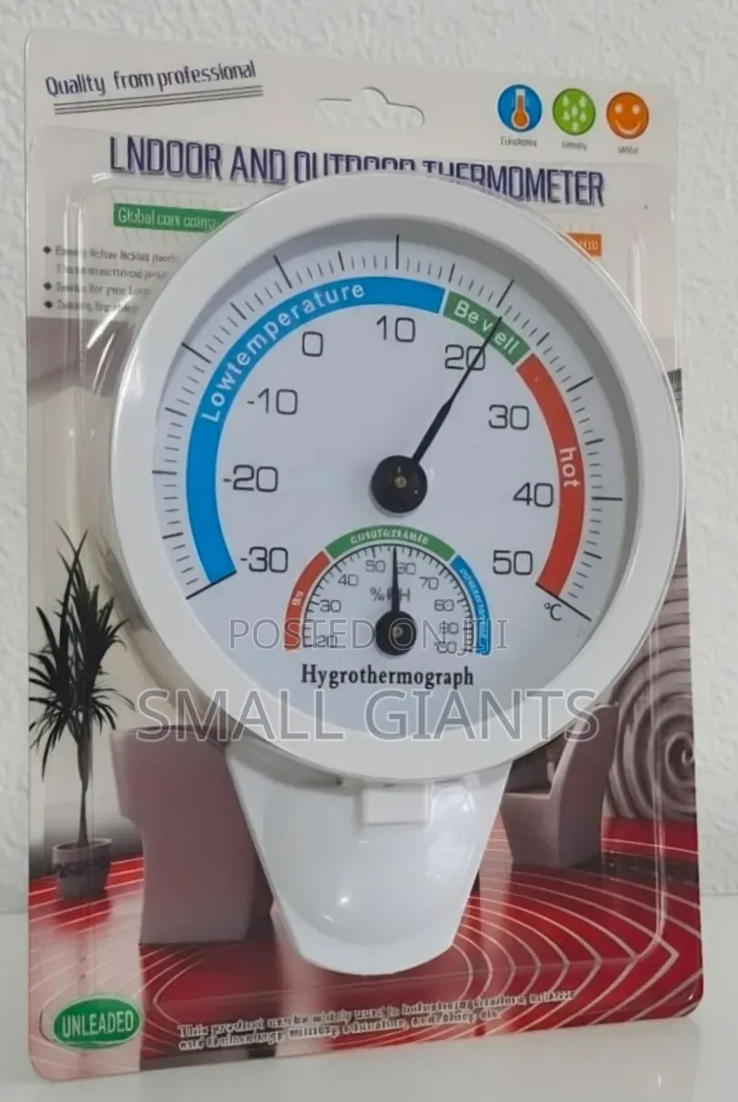Analog Indoor/Outdoor Thermometer and Hygrometer