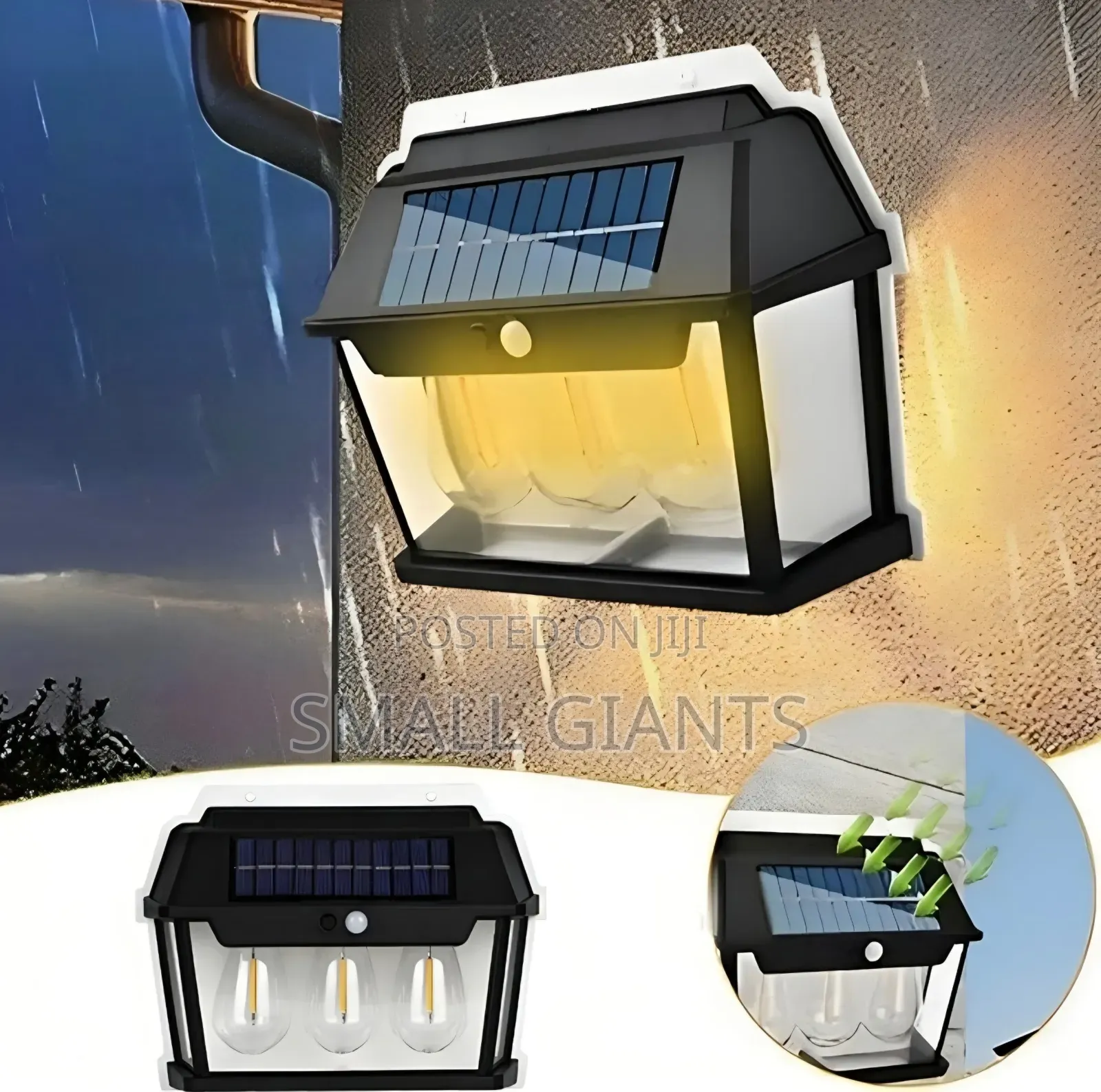 Bk888-3 Solar Interaction 3bulb Wall Lamp