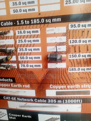 50mm 4core Armoured/Underground Cable for Electrical Wiring