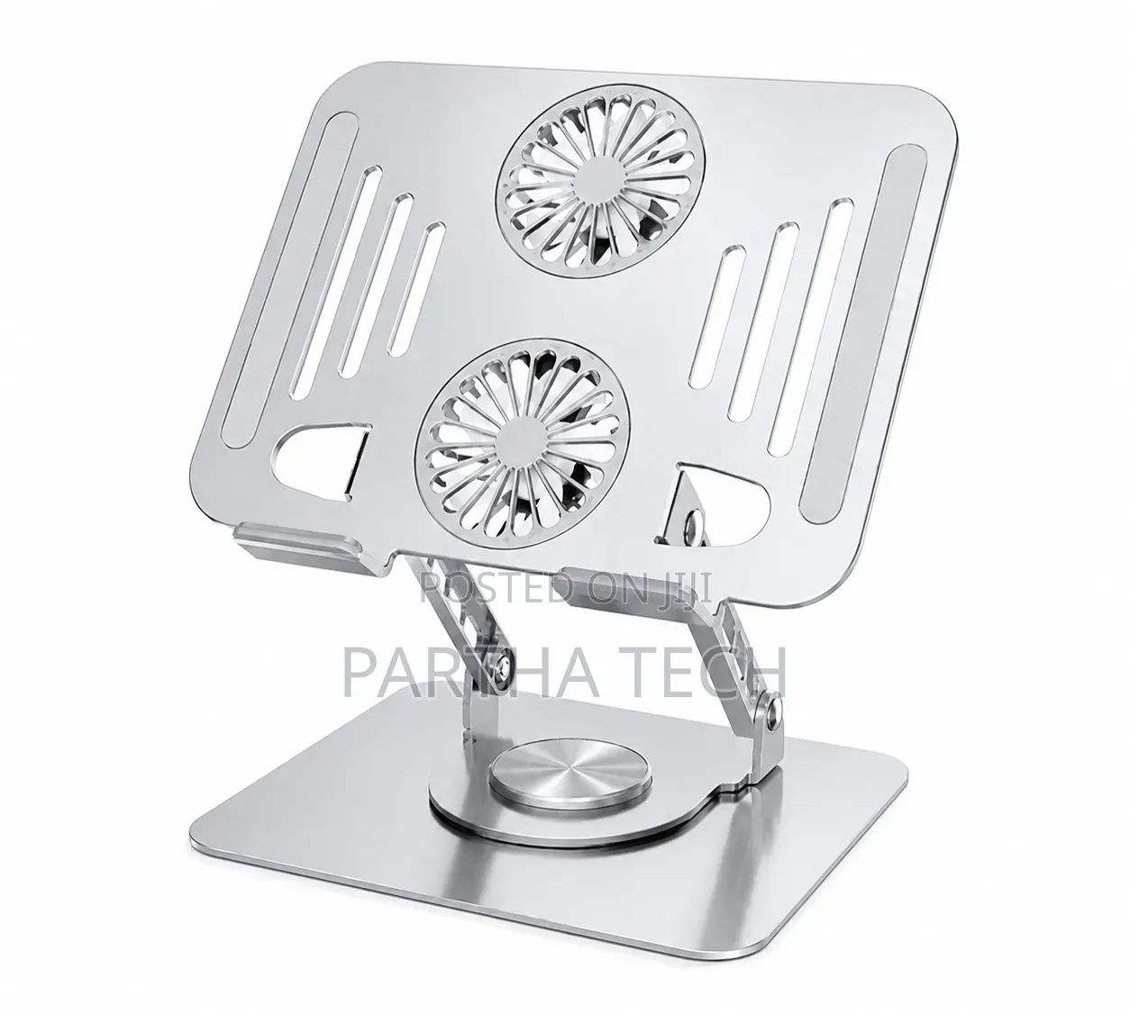 Aluminium Laptop Stand With Dual Cooling
