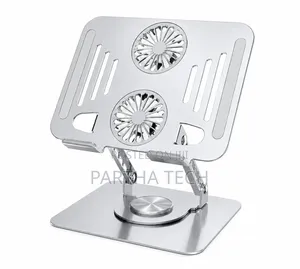 Aluminium Laptop Stand With Dual Cooling