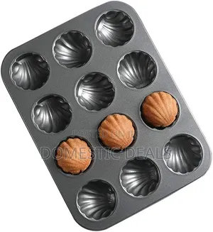 Cookie Mould Carbon Steel Shell Baking Mould With 12-Cavity