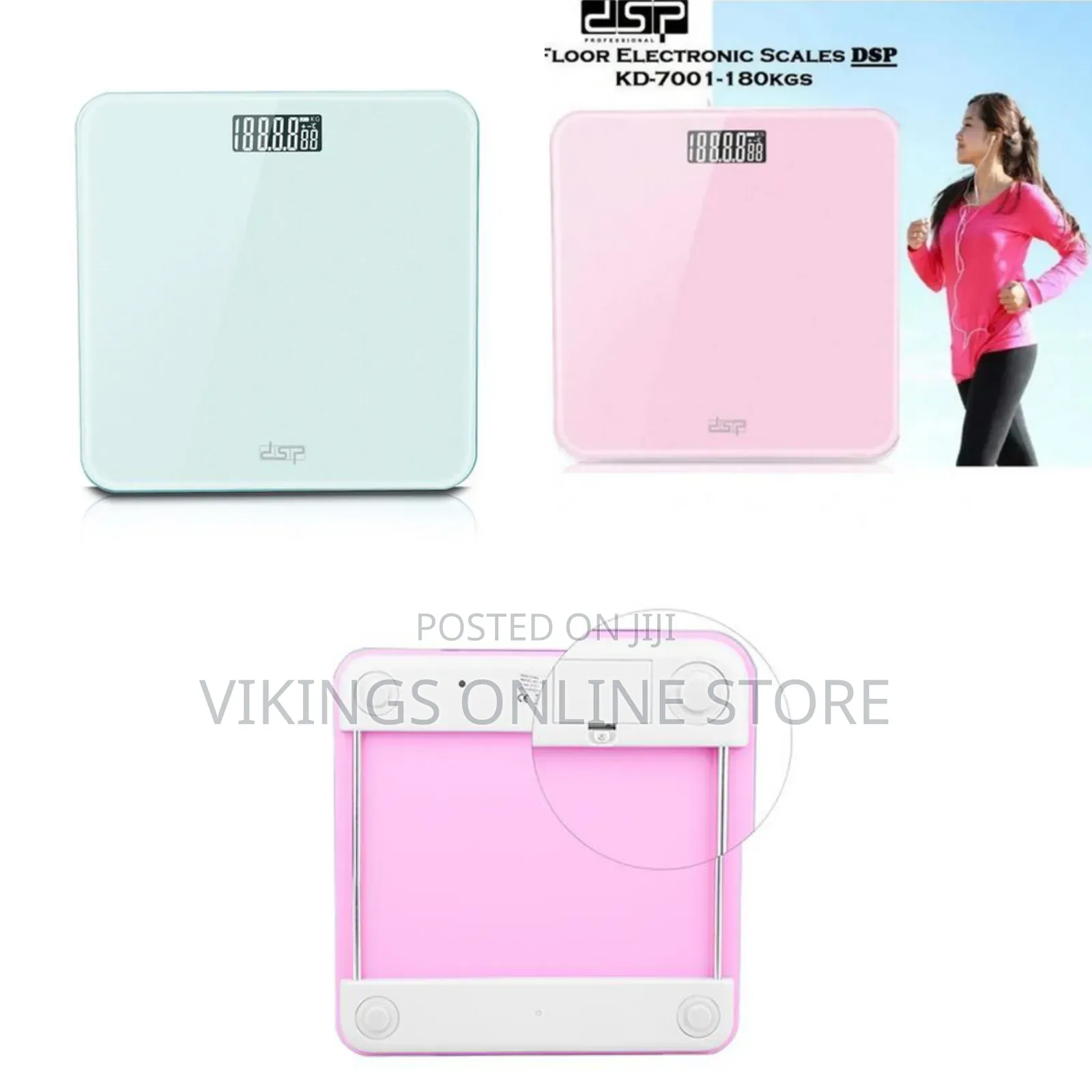 DSP Personal Electronic Body Weighing Scale- Multicolor