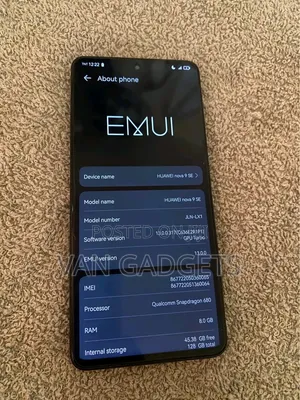 Huawei Nova 9 SE 128 GB Blue