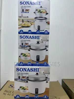 Sonashi 2.8 L Rice Cooker With Steamer.