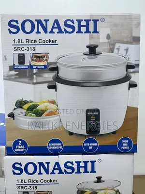 Sonashi 2.8 L Rice Cooker With Steamer.