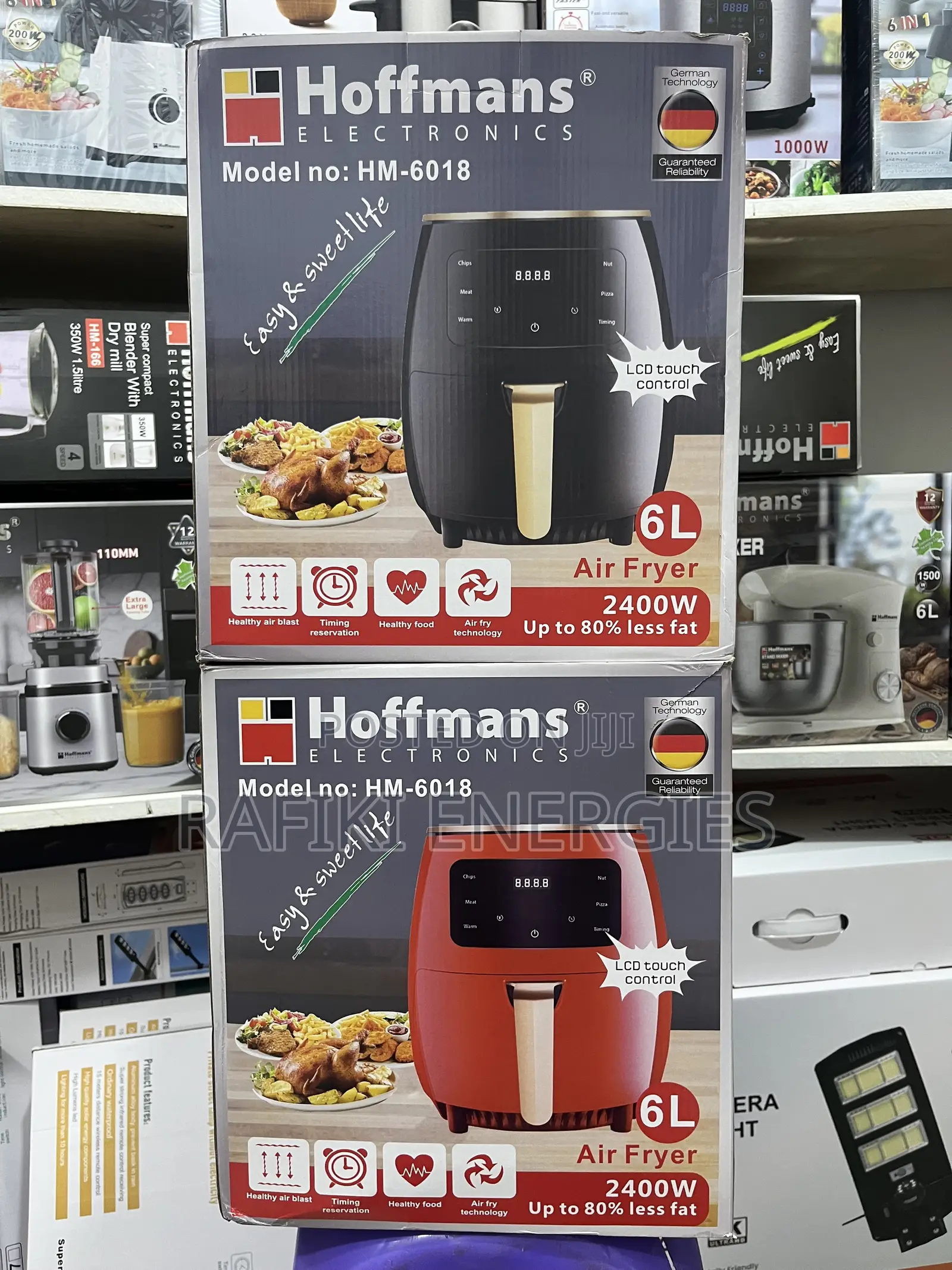 6 Litres Hoffmans Digital Air Fryer.
