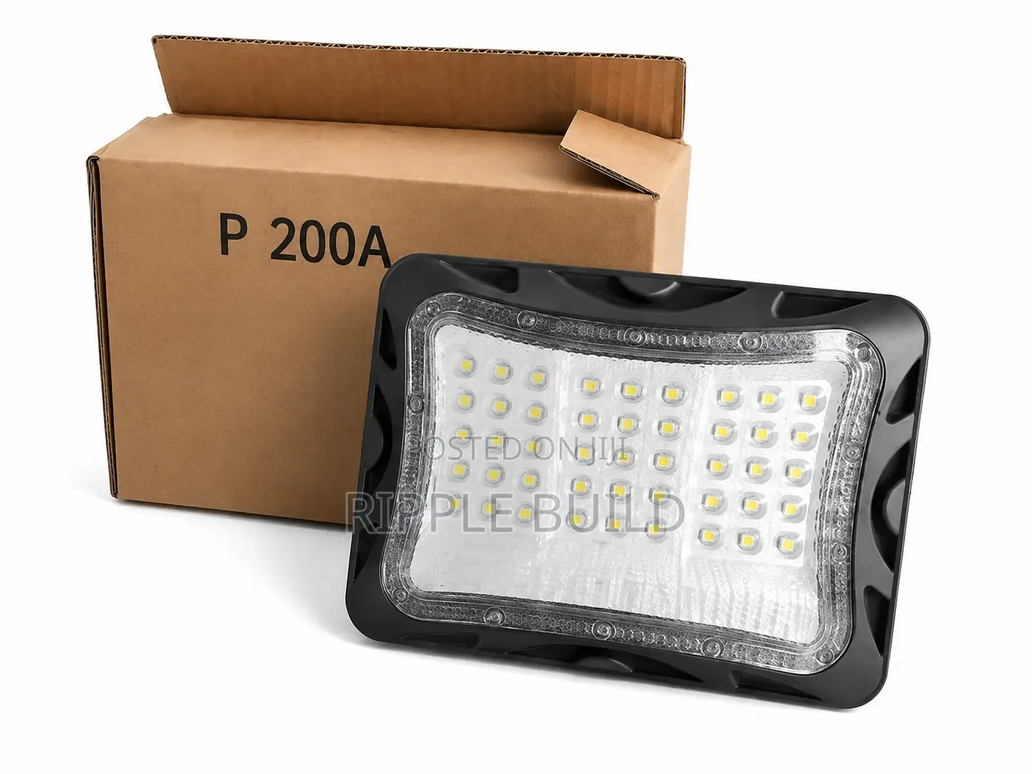 200W Solar Flood Light 8W Panel Remote IP65