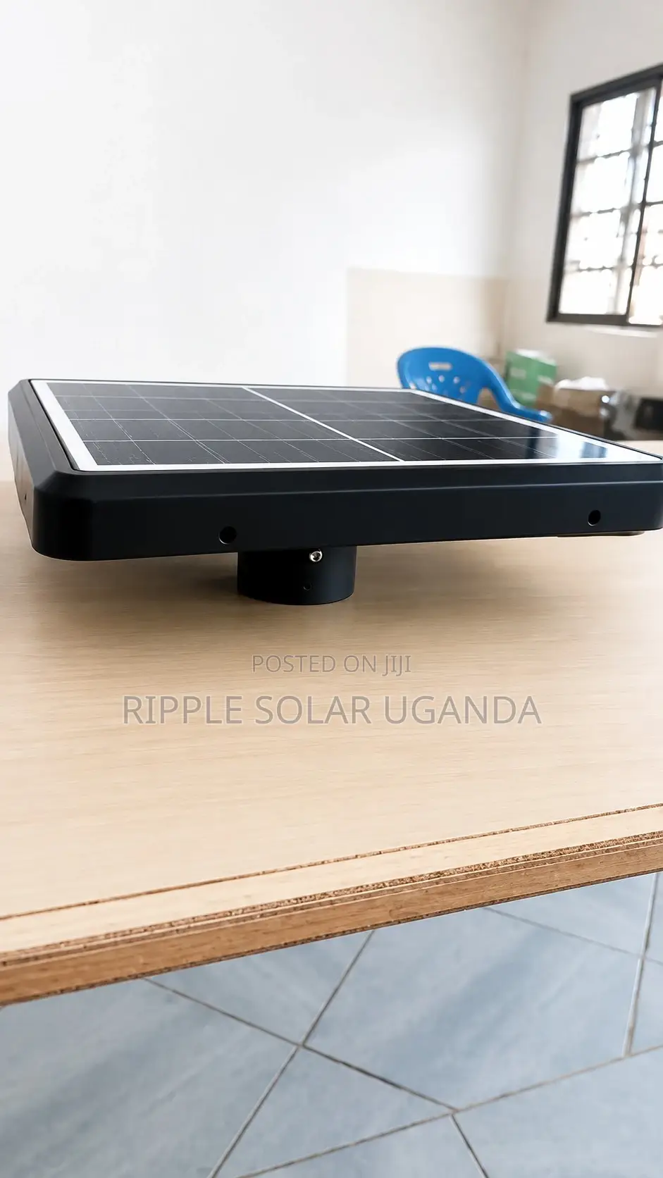 300W Solar Garden Light 6 LED Pole Mount Remote IP65