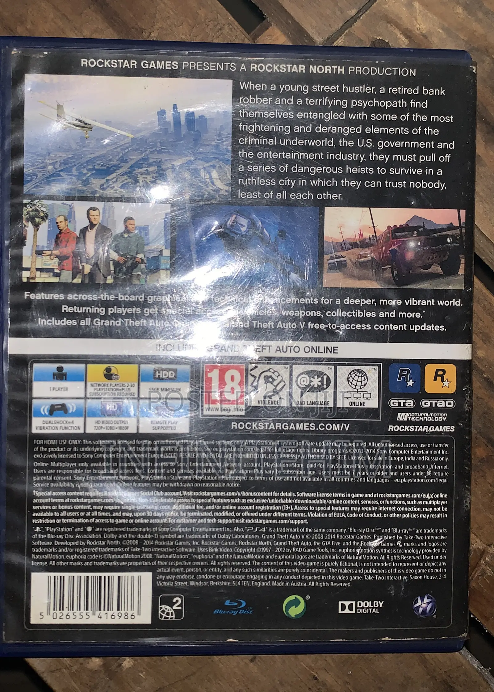 Grand Theft Auto v PS4