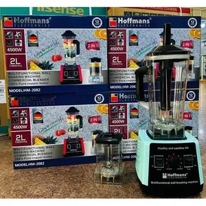 Hoffmans 2-in-1 Breaking Commercial Blender (Model HM-2082).
