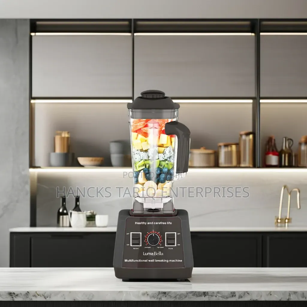Hoffmans 2-in-1 Breaking Commercial Blender (Model HM-2082).