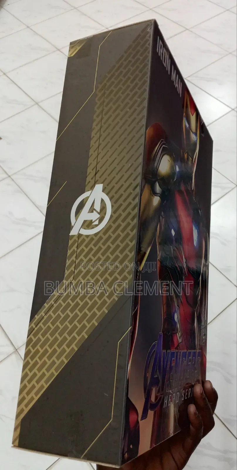 Thanos and Iron Man ( the Avengers)