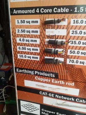 10mm 4 Core Armoured/Underground Cable
