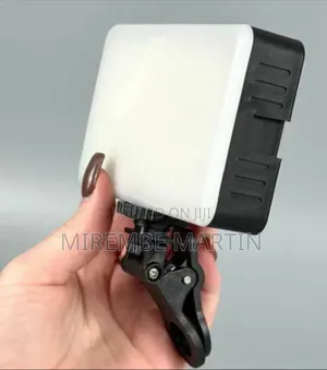 K-35 RGB Mini Flat Mobile Phone Camera Ring Lamp LED Video