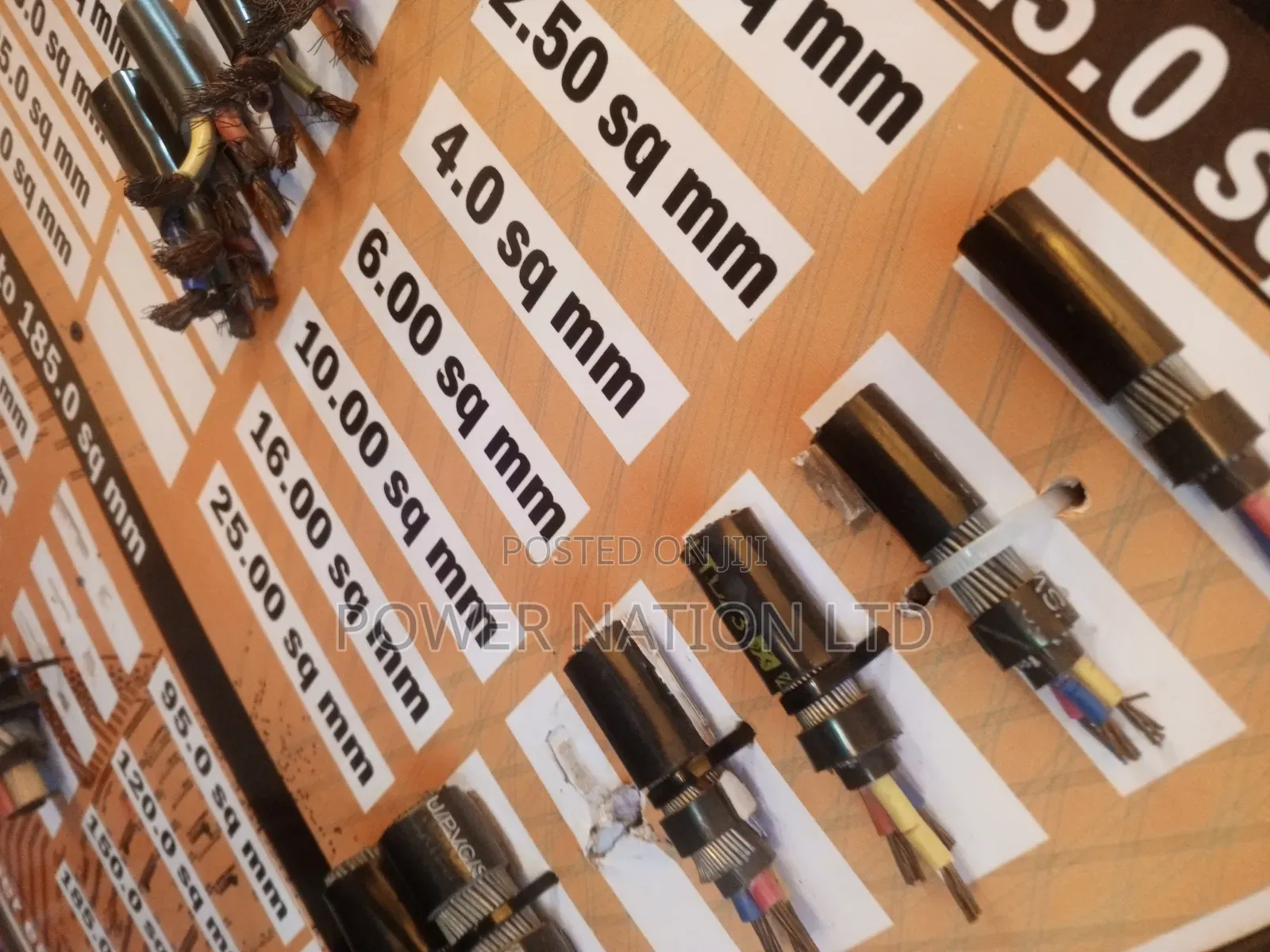 4mm 3 Core Armoured/Underground Cable