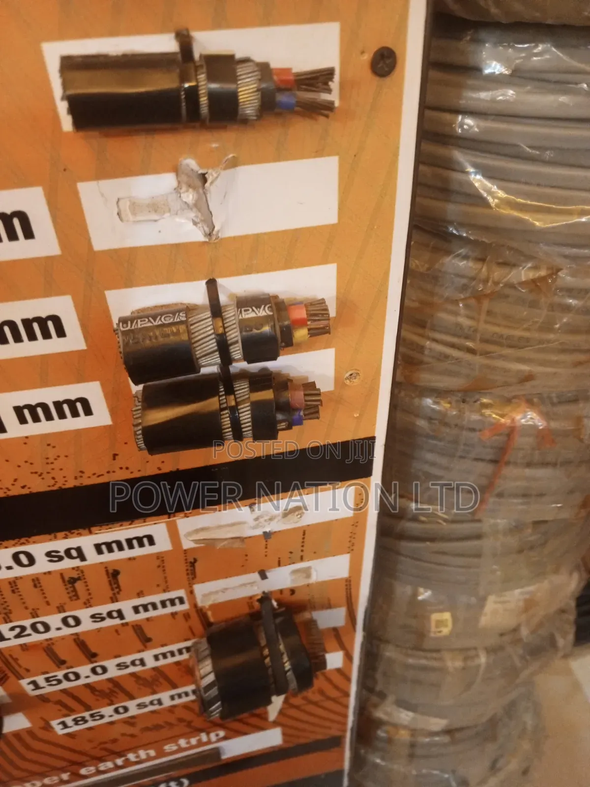 10mm 3 Core Armoured/Underground Cable Pure Copper
