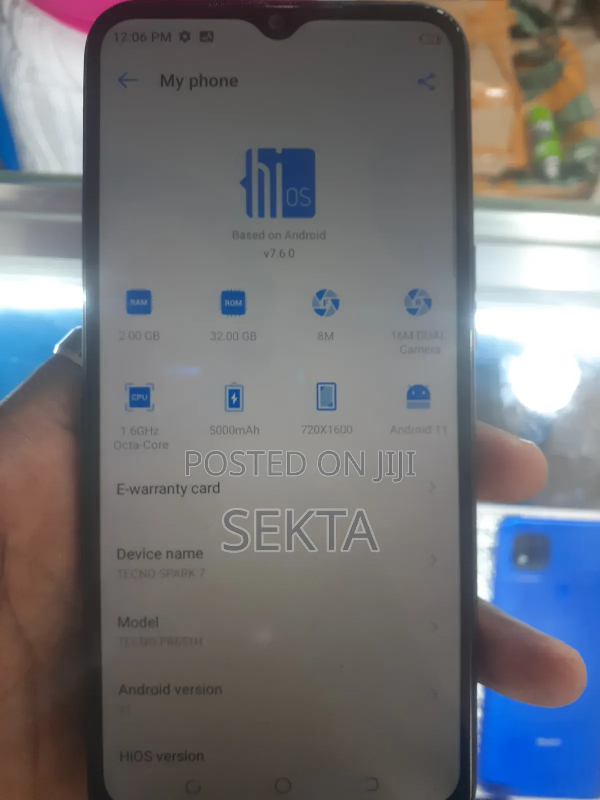 Tecno Spark 7 32 GB Black