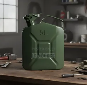 5-Liter Metal Steel Jerrycan for Storing and Transporting Fuel,diesel