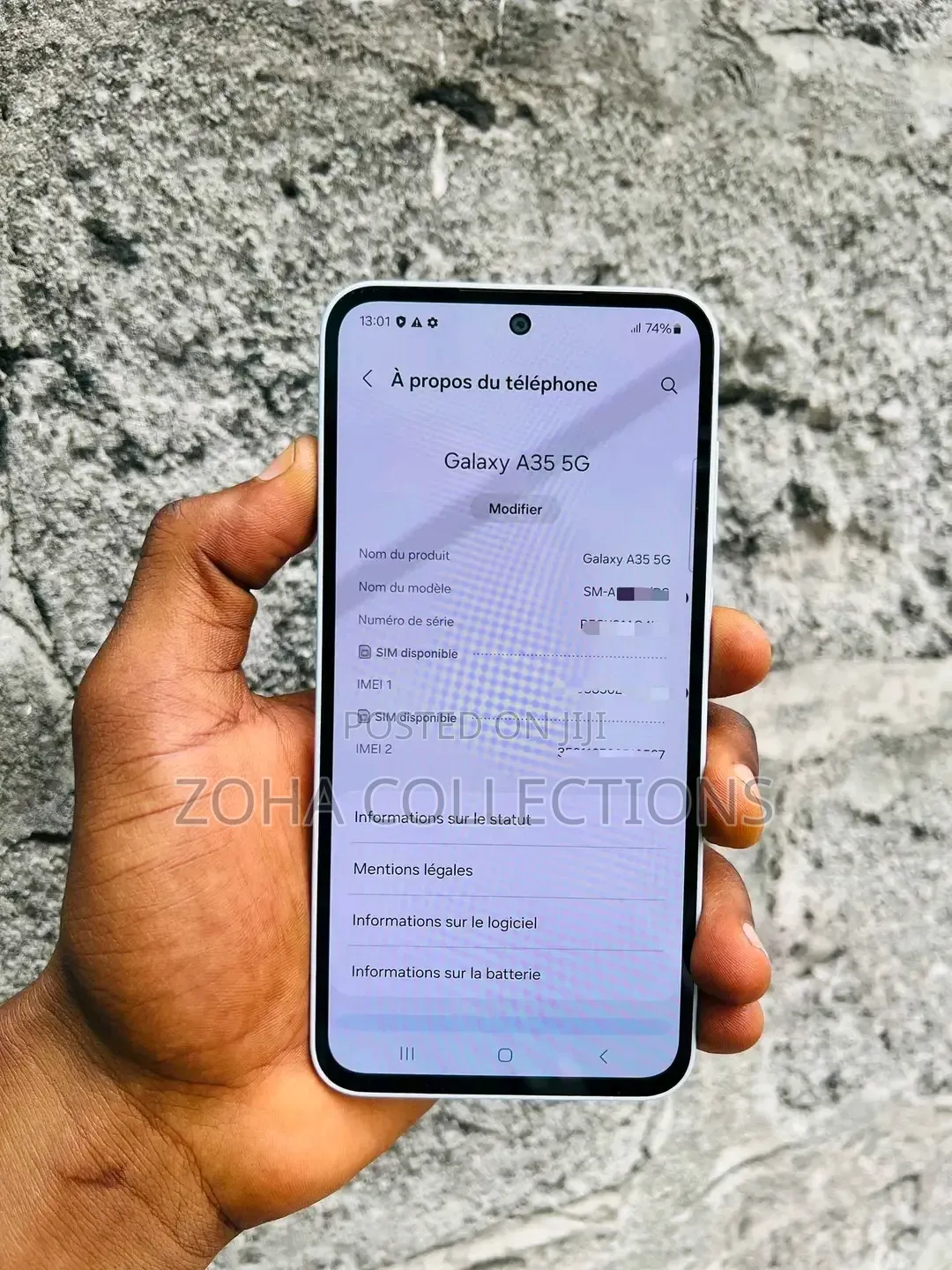 New Samsung Galaxy A35 256 GB White