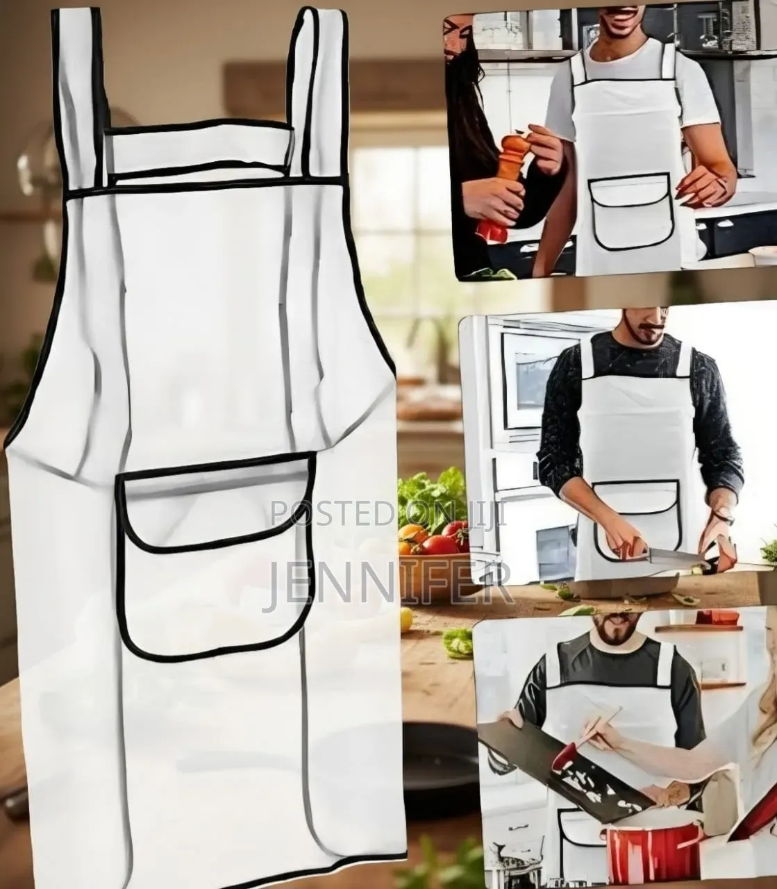 Transparent Waterproof Kitchen Apron
