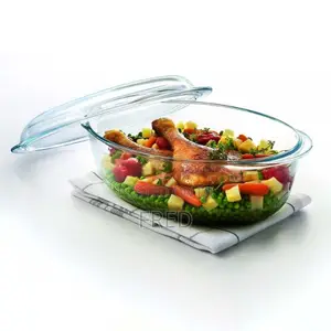 Fenix Oval Tempered Glass Casserole Dish