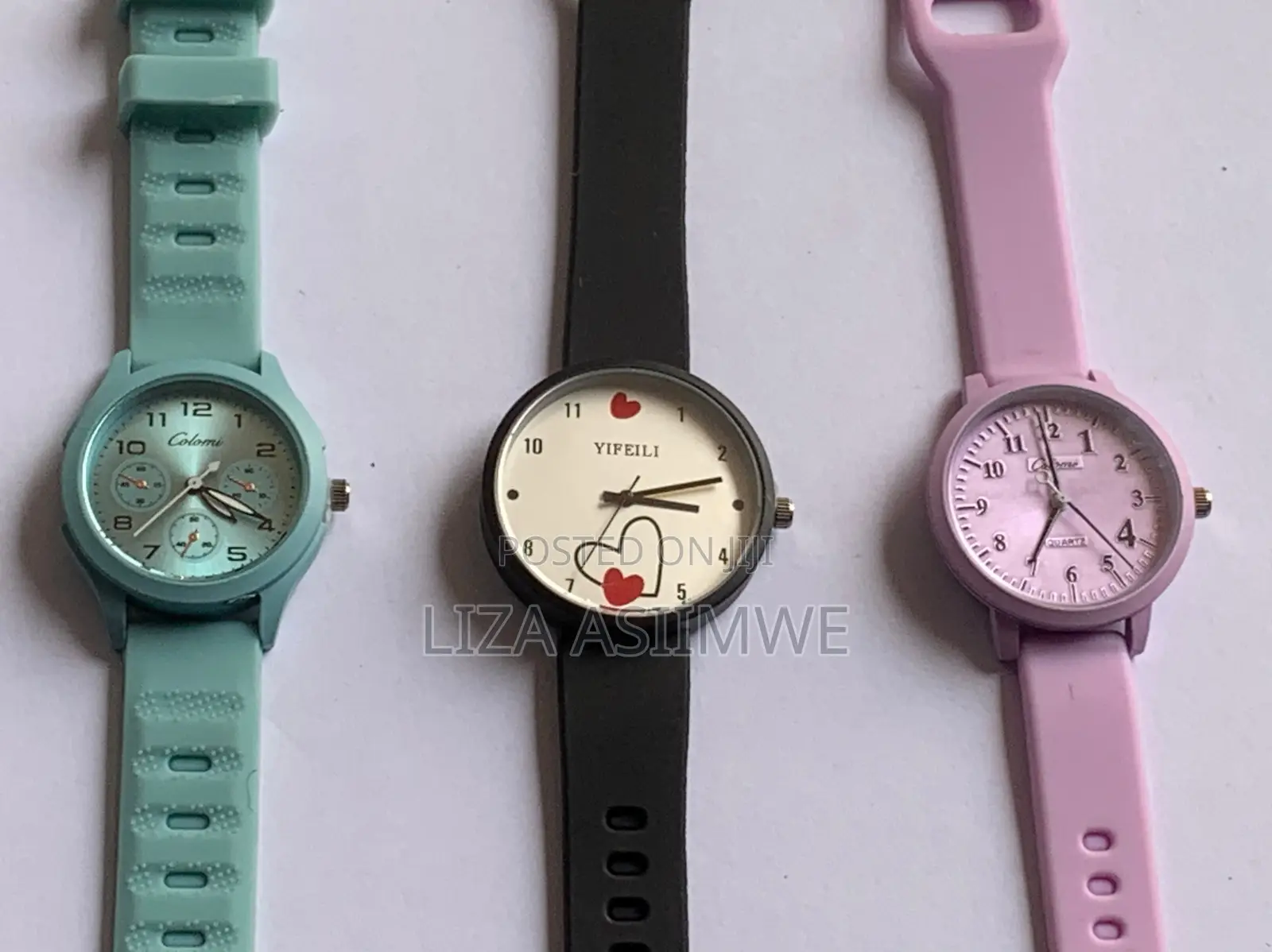 Children’s Quartz Watches With Silicone Rubber Straps