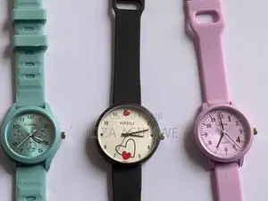 Children’s Quartz Watches With Silicone Rubber Straps