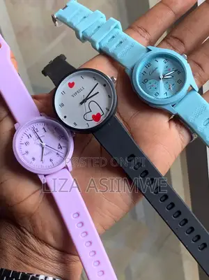 Children’s Quartz Watches With Silicone Rubber Straps