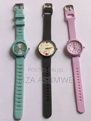 Children’s Quartz Watches With Silicone Rubber Straps