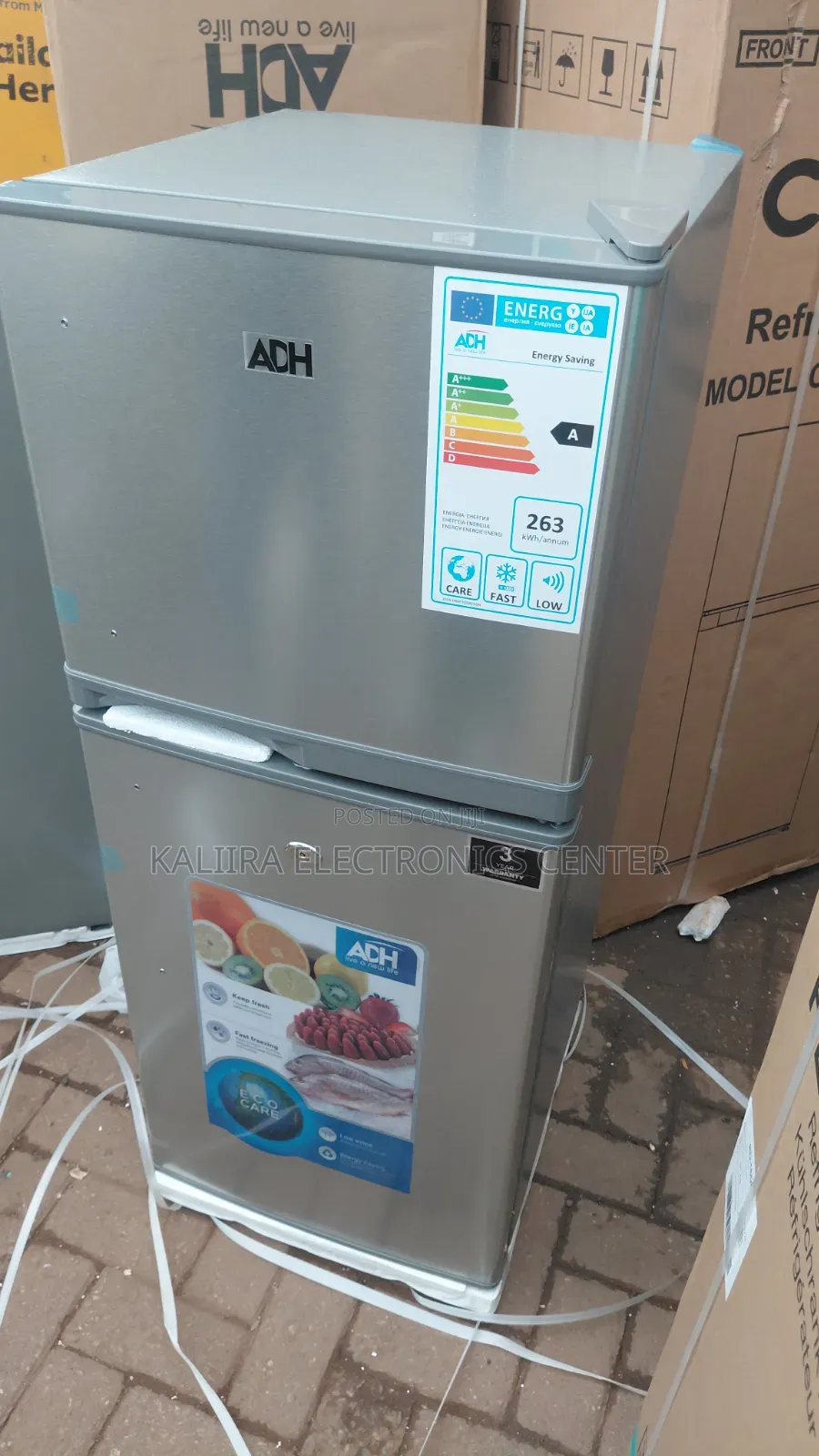 Fridge Double Door Silver